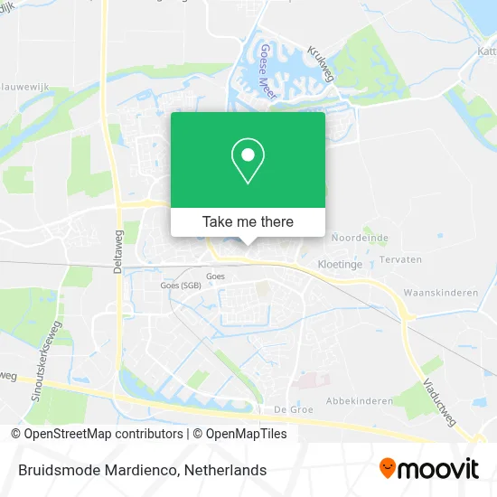 Bruidsmode Mardienco map