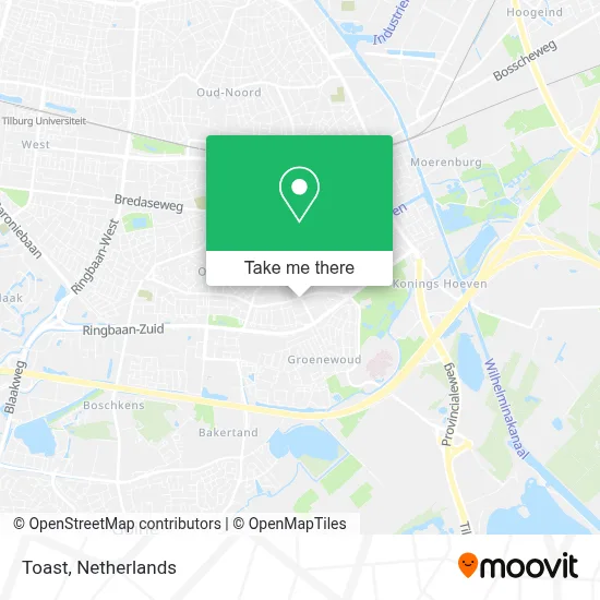 Toast map
