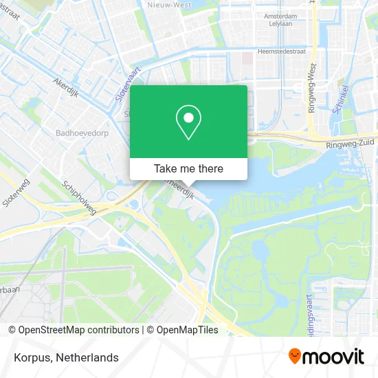 Korpus map