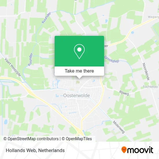 Hollands Web map