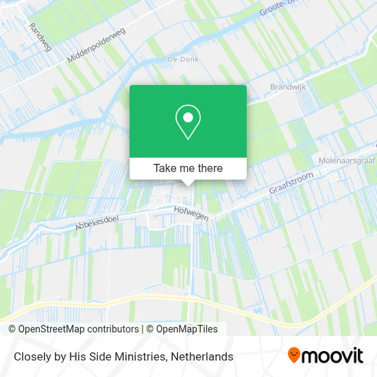Closely by His Side Ministries map