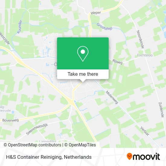 H&S Container Reiniging map