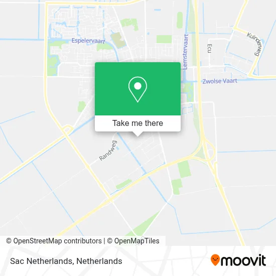 Sac Netherlands map