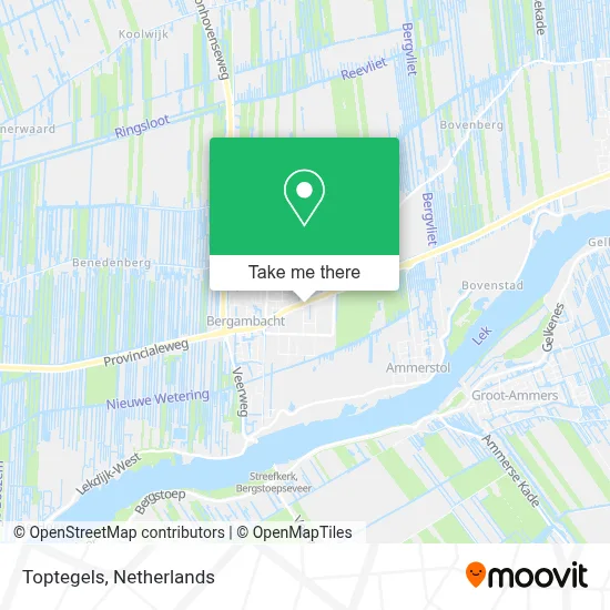 Toptegels map