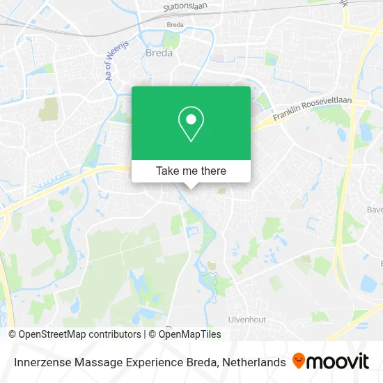 Innerzense Massage Experience Breda map