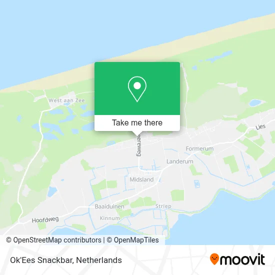 Ok'Ees Snackbar map