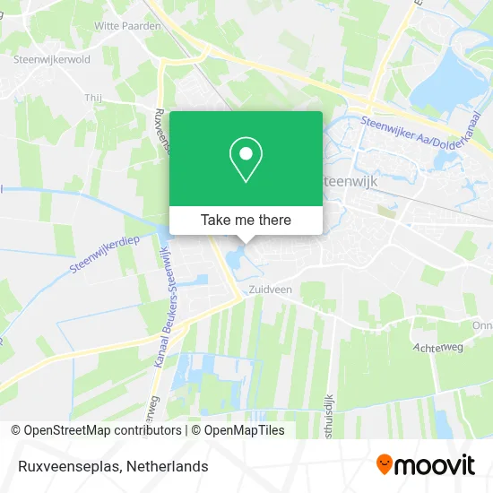 Ruxveenseplas map