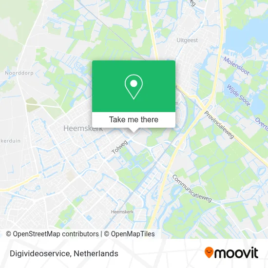 Digivideoservice map