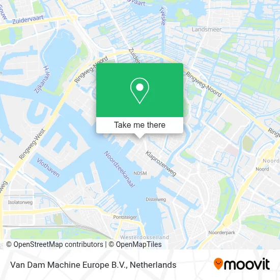 Van Dam Machine Europe B.V. map