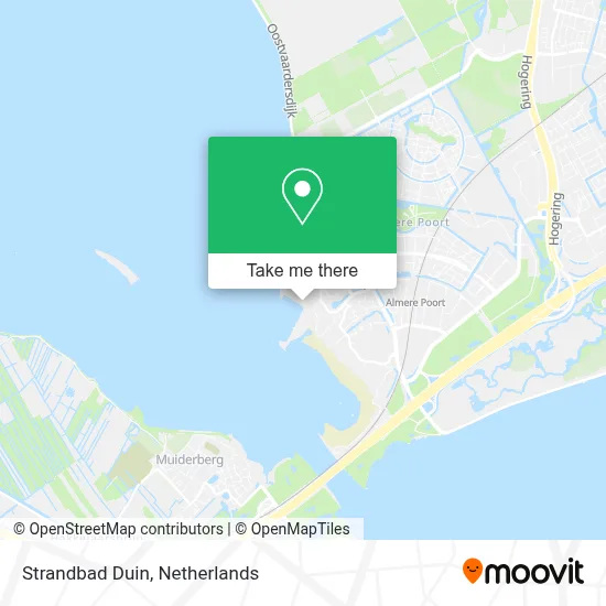 Strandbad Duin map