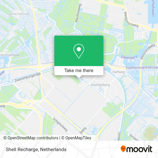 Shell Recharge map