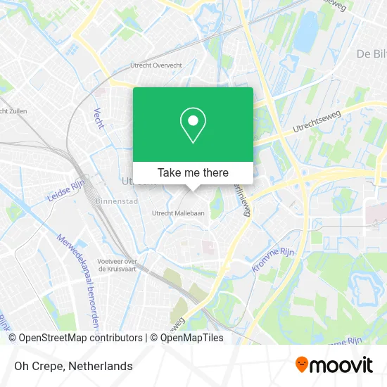 Oh Crepe map