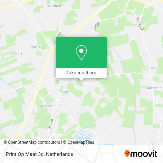 Print Op Maat 3d map