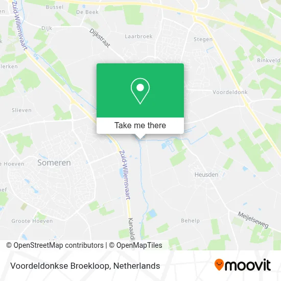 Voordeldonkse Broekloop Karte