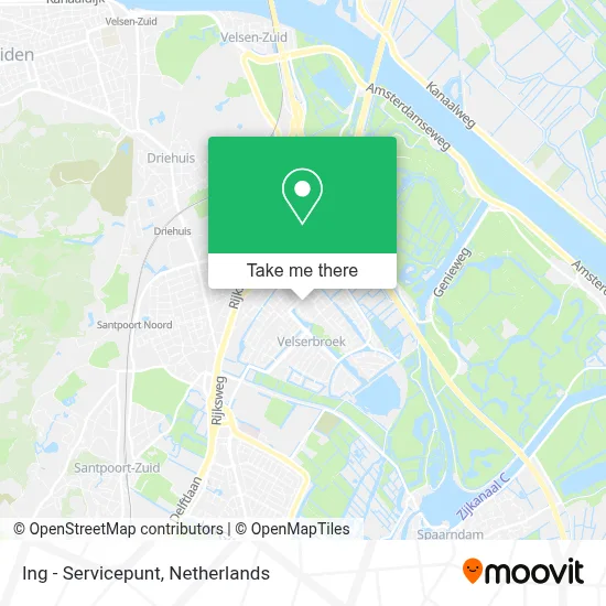 Ing - Servicepunt map