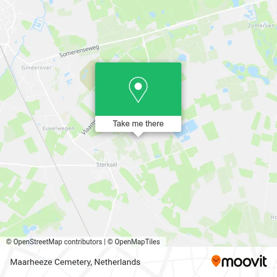 Maarheeze  Cemetery map