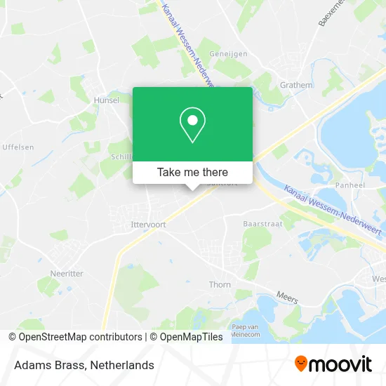 Adams Brass map