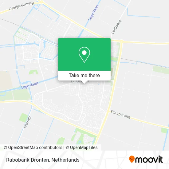 Rabobank Dronten map