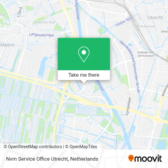 Nvm Service Office Utrecht map