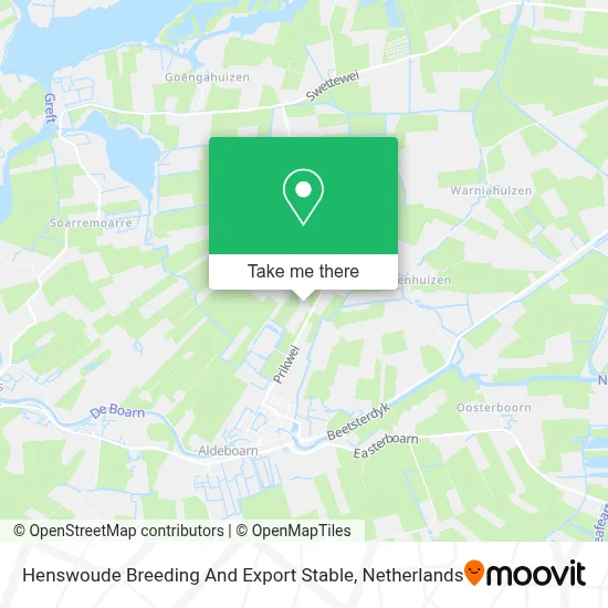 Henswoude Breeding And Export Stable Karte