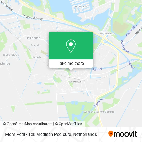 Mdm Pedi - Tek Medisch Pedicure map