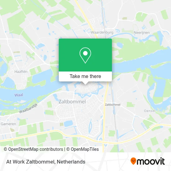 At Work Zaltbommel map