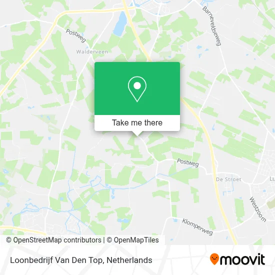 Loonbedrijf Van Den Top map