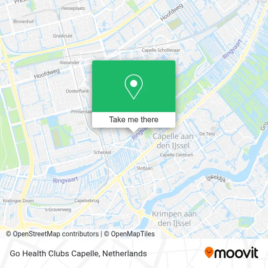 Go Health Clubs Capelle map