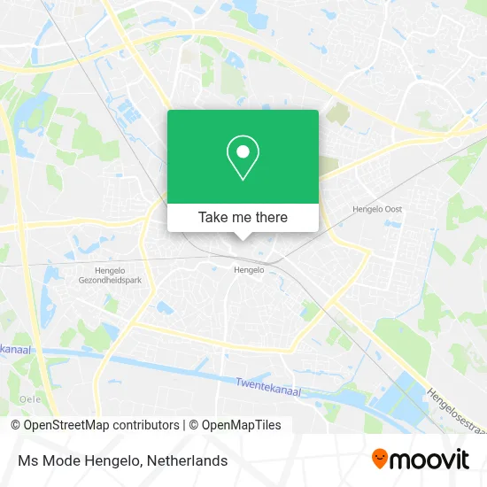 Ms Mode Hengelo map