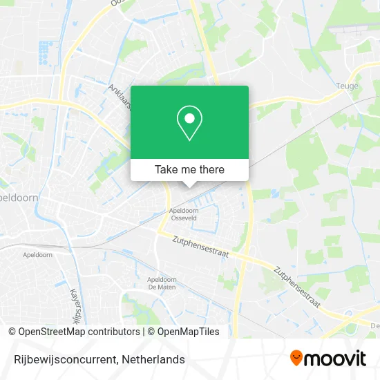 Rijbewijsconcurrent map