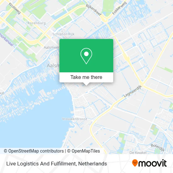 Live Logistics And Fulfillment map