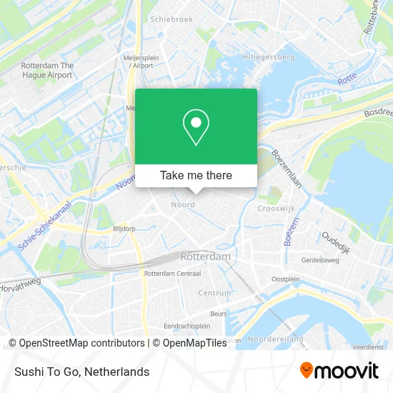 Sushi To Go map