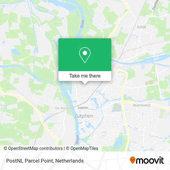 Postnl Pakketpunt map