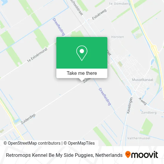Retromops Kennel Be My Side Puggies map