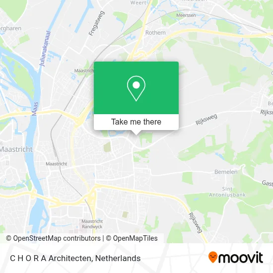 C H O R A Architecten Karte
