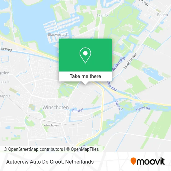 Autocrew Auto De Groot Karte