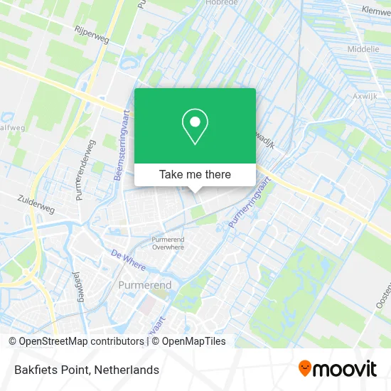 Bakfiets Point map