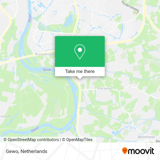 Gewo map