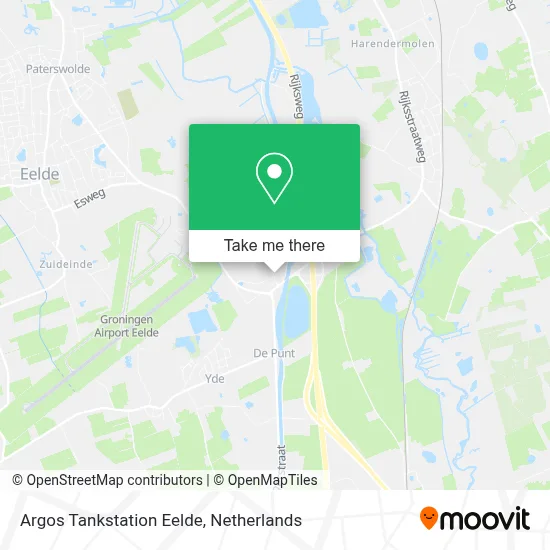 Argos Tankstation Eelde map