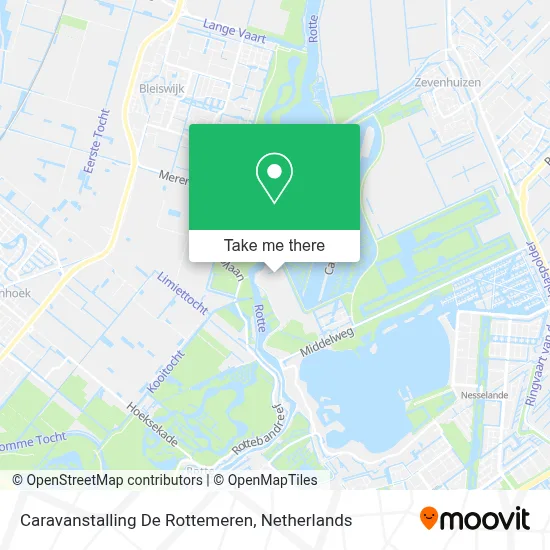 Caravanstalling De Rottemeren map