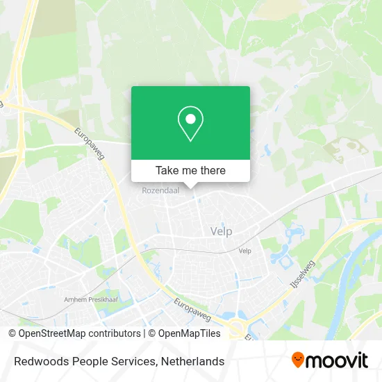Redwoods People Services map