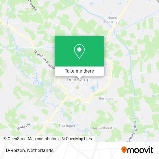 D-Reizen map