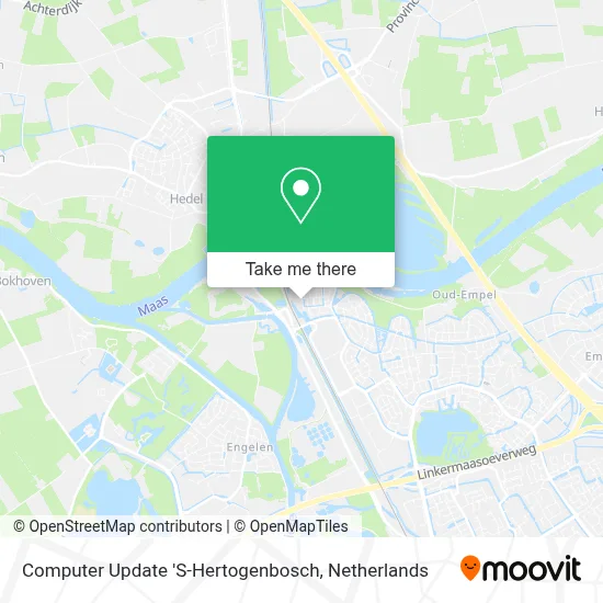 Computer Update 'S-Hertogenbosch Karte