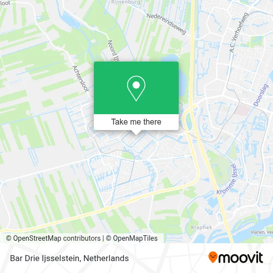Bar Drie Ijsselstein map