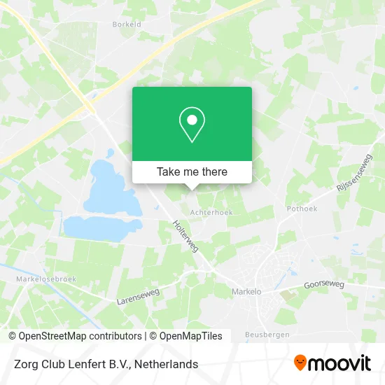 Zorg Club Lenfert B.V. map