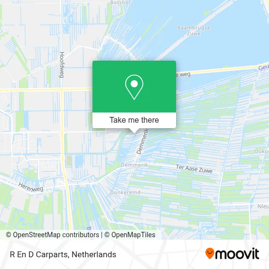 R En D Carparts map