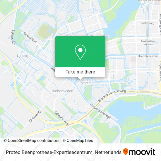 Protec Beenprothese-Expertisecentrum map