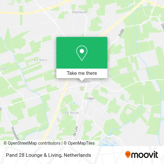 Pand 28 Lounge & Living map