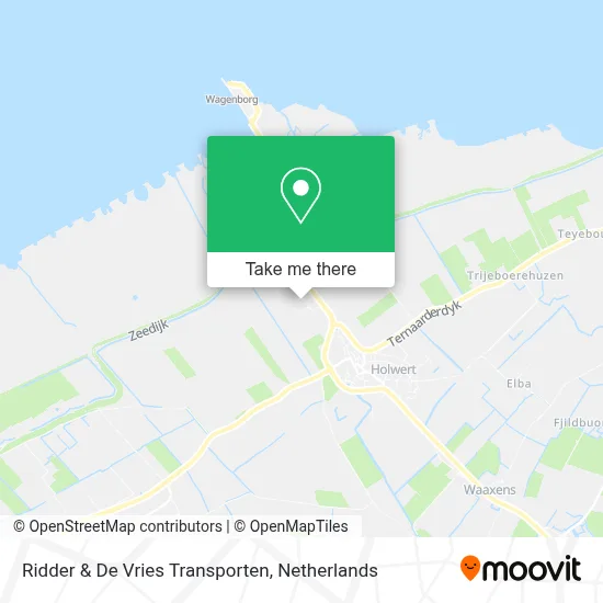 Ridder & De Vries Transporten map