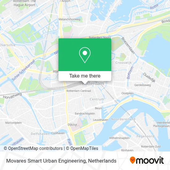 Movares Smart Urban Engineering map